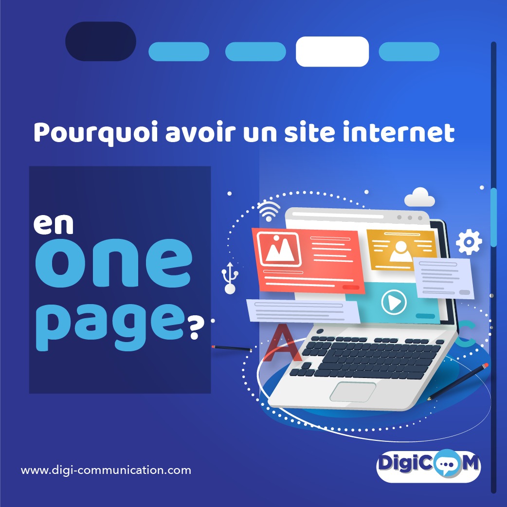 Pourquoi un site internet en one page?